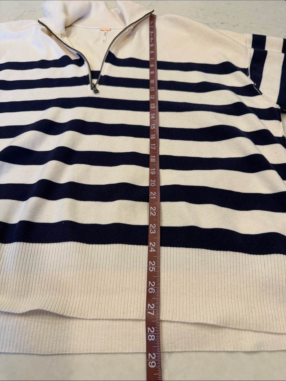 Free People Coastal Stripe Pullover Size Medium - Picture 10 of 10